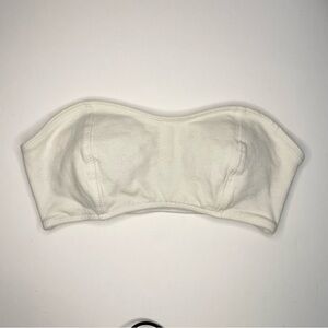 Lilu White Bandeau Top Women's Size XS Itty Bitty Petite Size